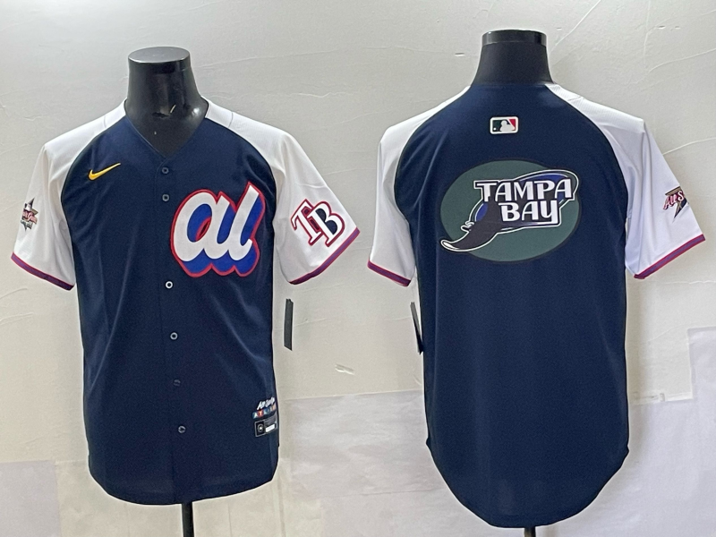 MenTampa Bay Rays Blank blank Blue All star Nike MLB Jersey 001->toronto blue jays->MLB Jersey